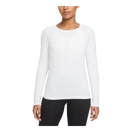 (WMNS) Nike Dri-FIT Swoosh Long Sleeves T-shirt 'Black' DD0594-100