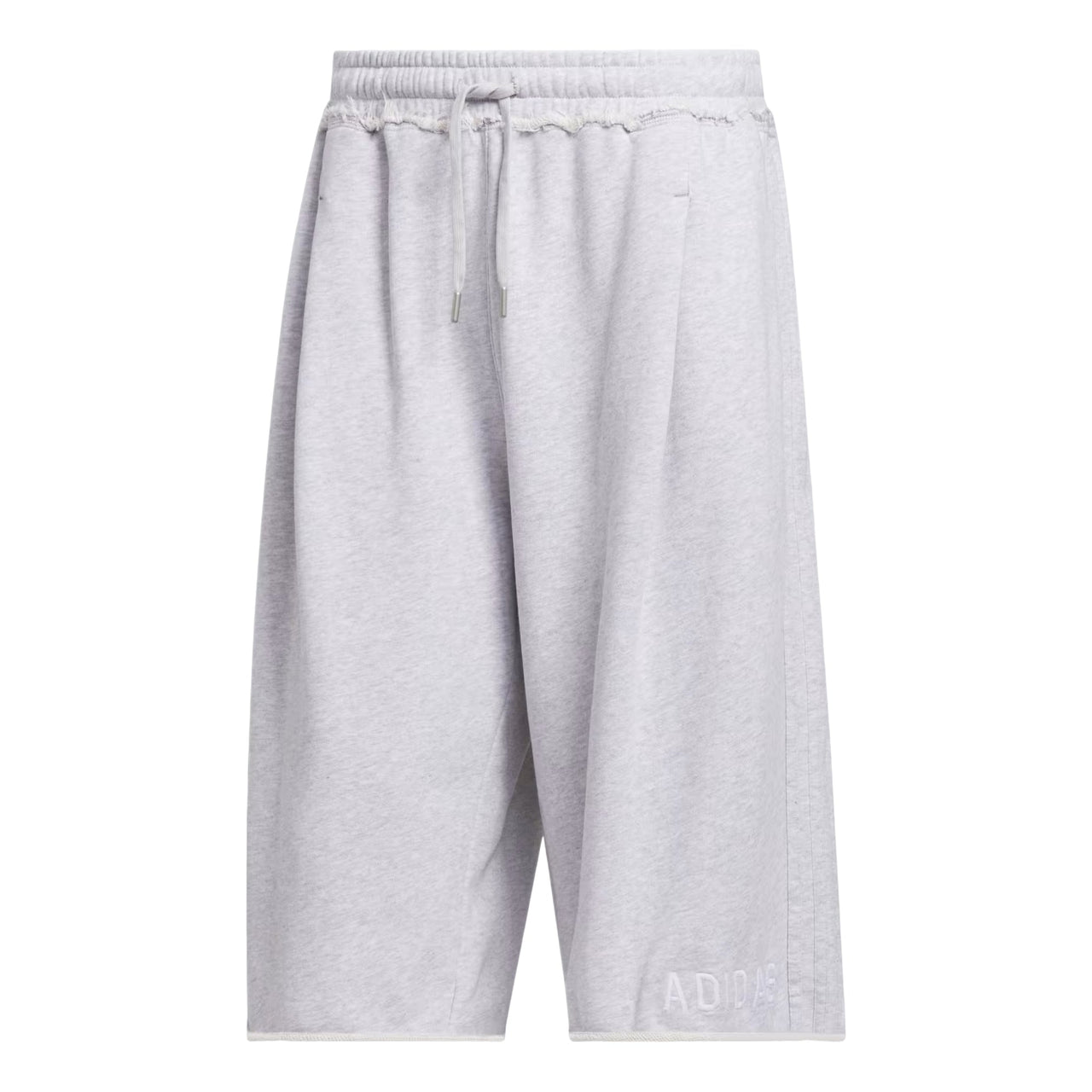 adidas Graphic Sweatshorts Asia Sizing 'Light Grey Heather' KT7876