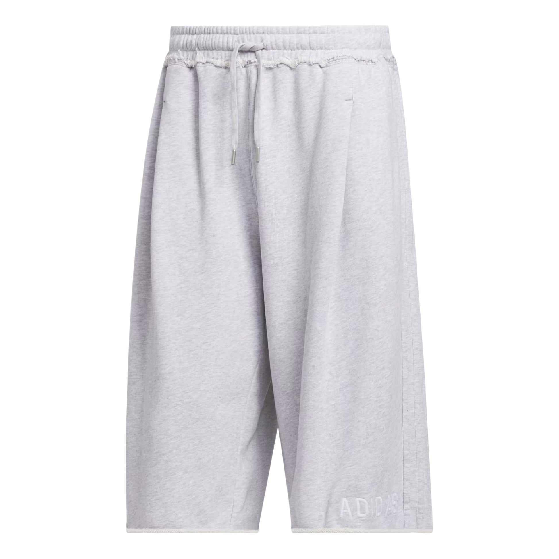adidas Graphic Sweatshorts Asia Sizing 'Light Grey Heather' KT7876