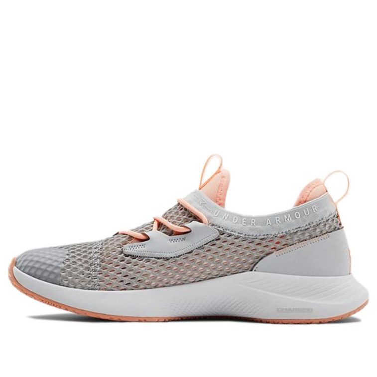 (WMNS) Under Armour Charged Breathe SMRZD 'Halo Grey Peach' 3022585-105