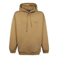 Balenciaga Logo Embroidered Hoodie 'Khaki' 570811TKVB59504