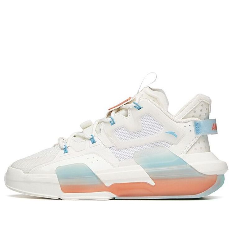 (WMNS) ANTA Badao Low 'White Orange Blue' 122138081-1