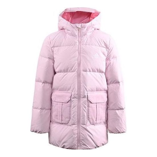 (PS) adidas Badge of Sport Long Length Down Jackets 'Pink' HM9667