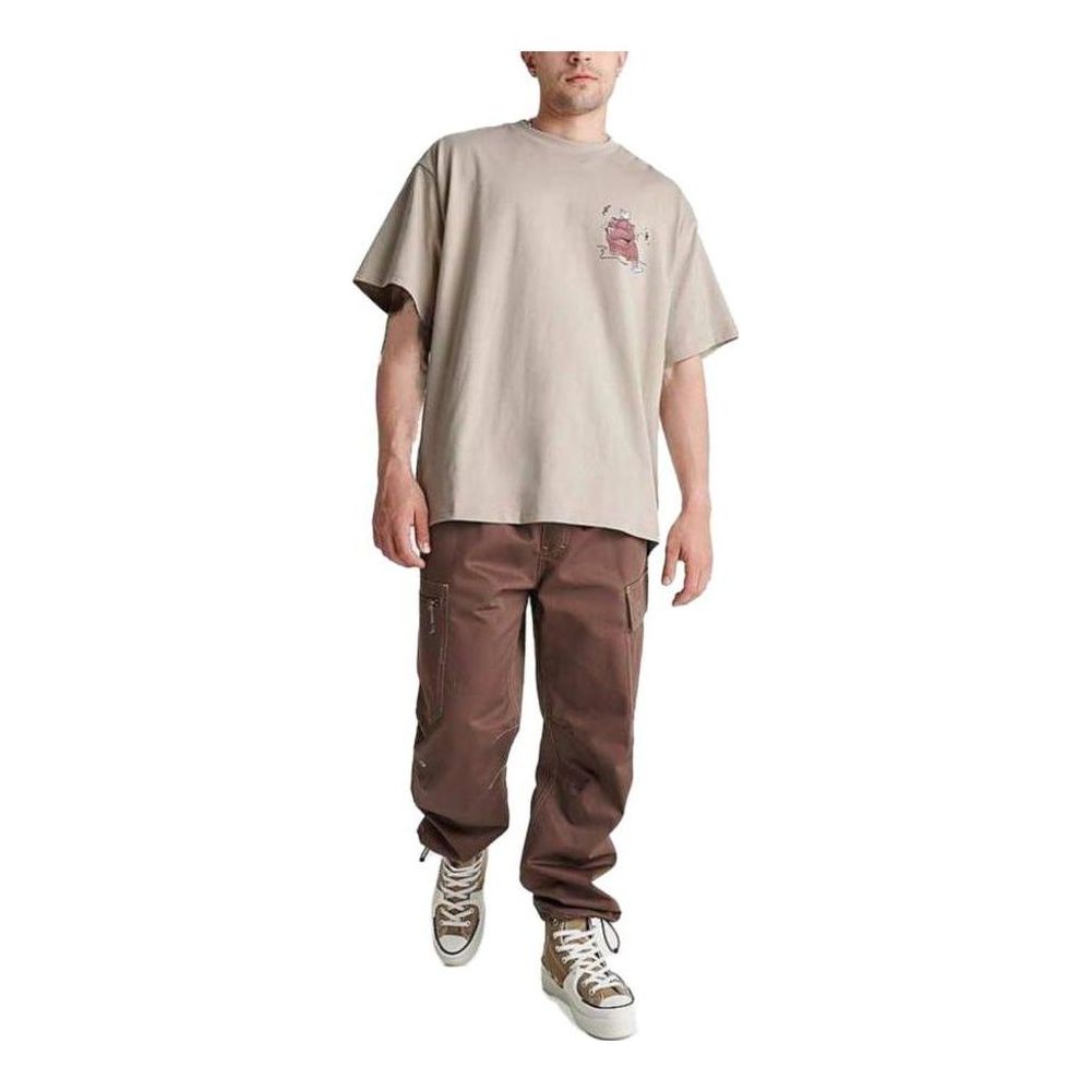 Converse Swamp Pals T-Shirt Asia Sizing 'Beach Stone' 10025440-247