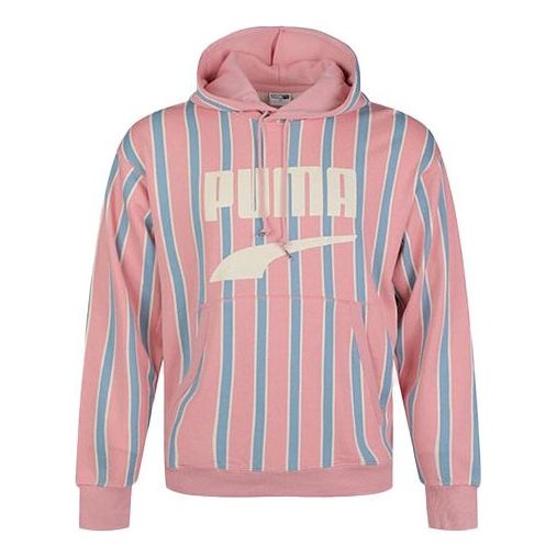 PUMA Living Series Downtown PO Graphic Hoody Pink Red 596004-14