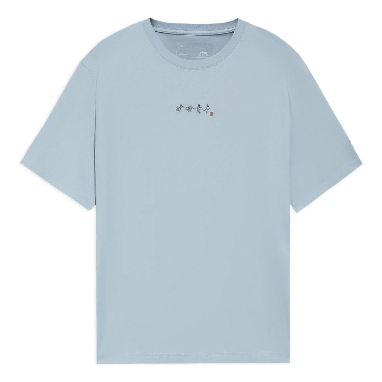Li-Ning Casual Graphic Printed Tee 'Blue' AHSS371-6