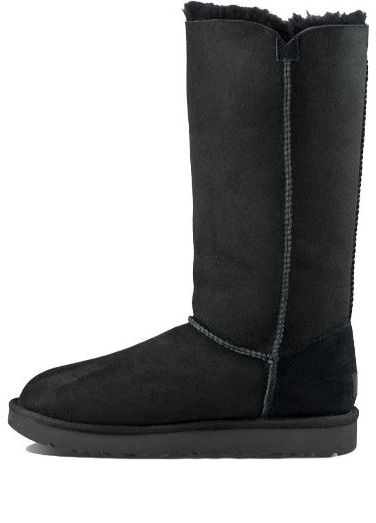 (WMNS) UGG Bailey Button Triplet II Boot High Top Black 1016227-BLK