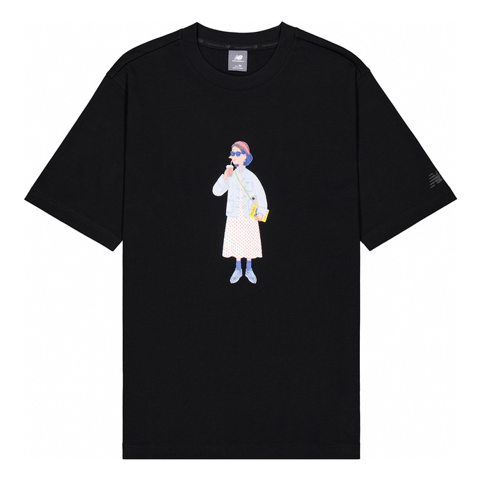 New Balance x Mr. Slowboy Graphic T-shirt 'Black' NEE28093-BK