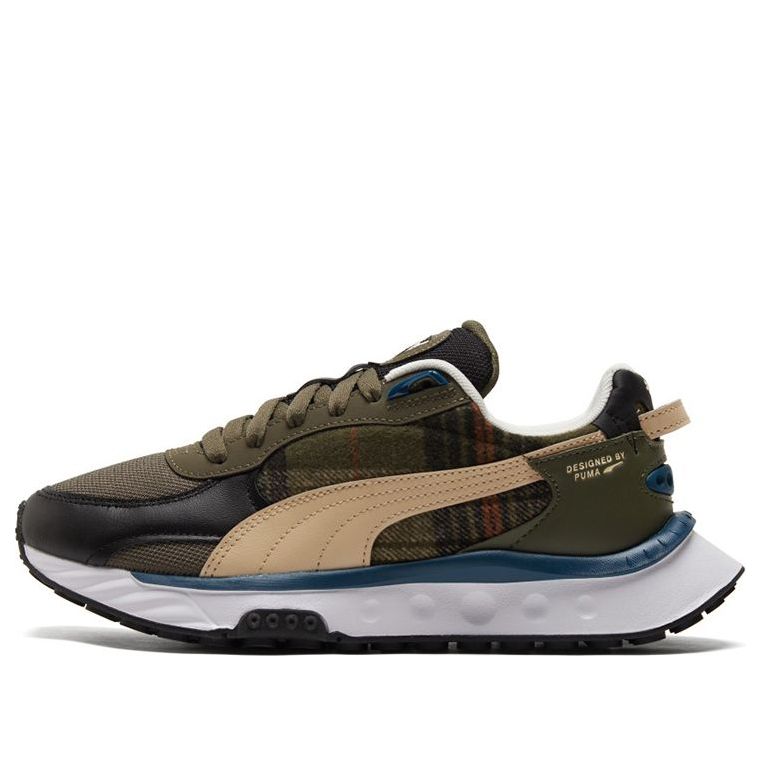 PUMA Wild Rider Flannel 'Green Blue' 384186-02