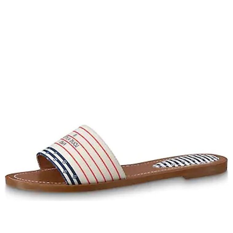 (WMNS) LOUIS VUITTON Lock It Slides 'Red White Blue' 1A7U39