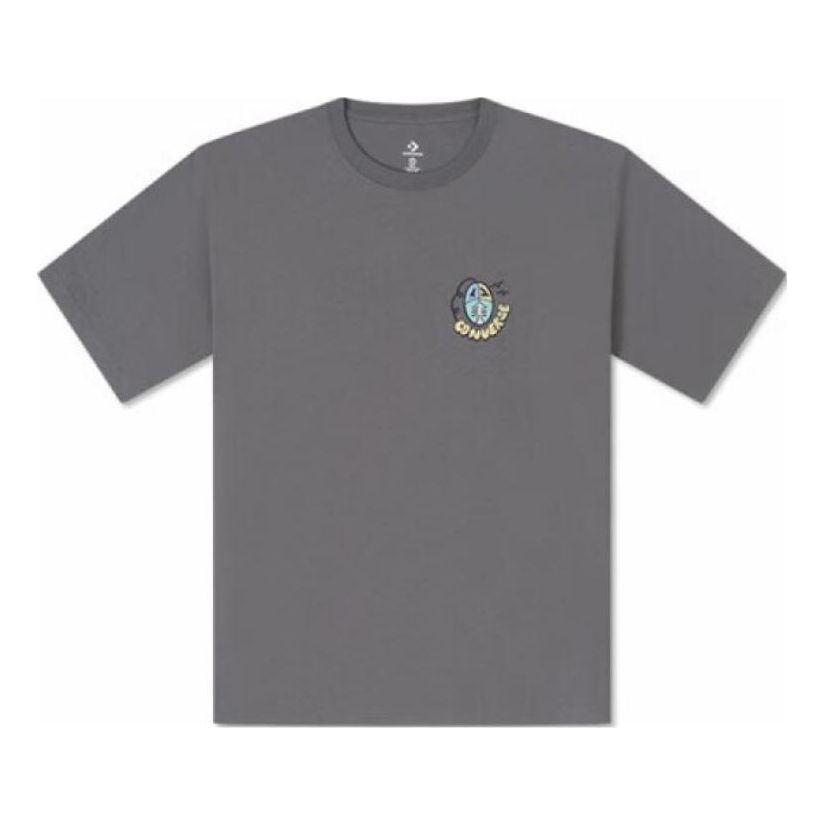 Converse Summer Outdoor Graphic T-Shirt 'Grey' 10027229-A03