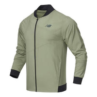 New Balance Sport Jacket 'Green Black' AMJ21010-OLF