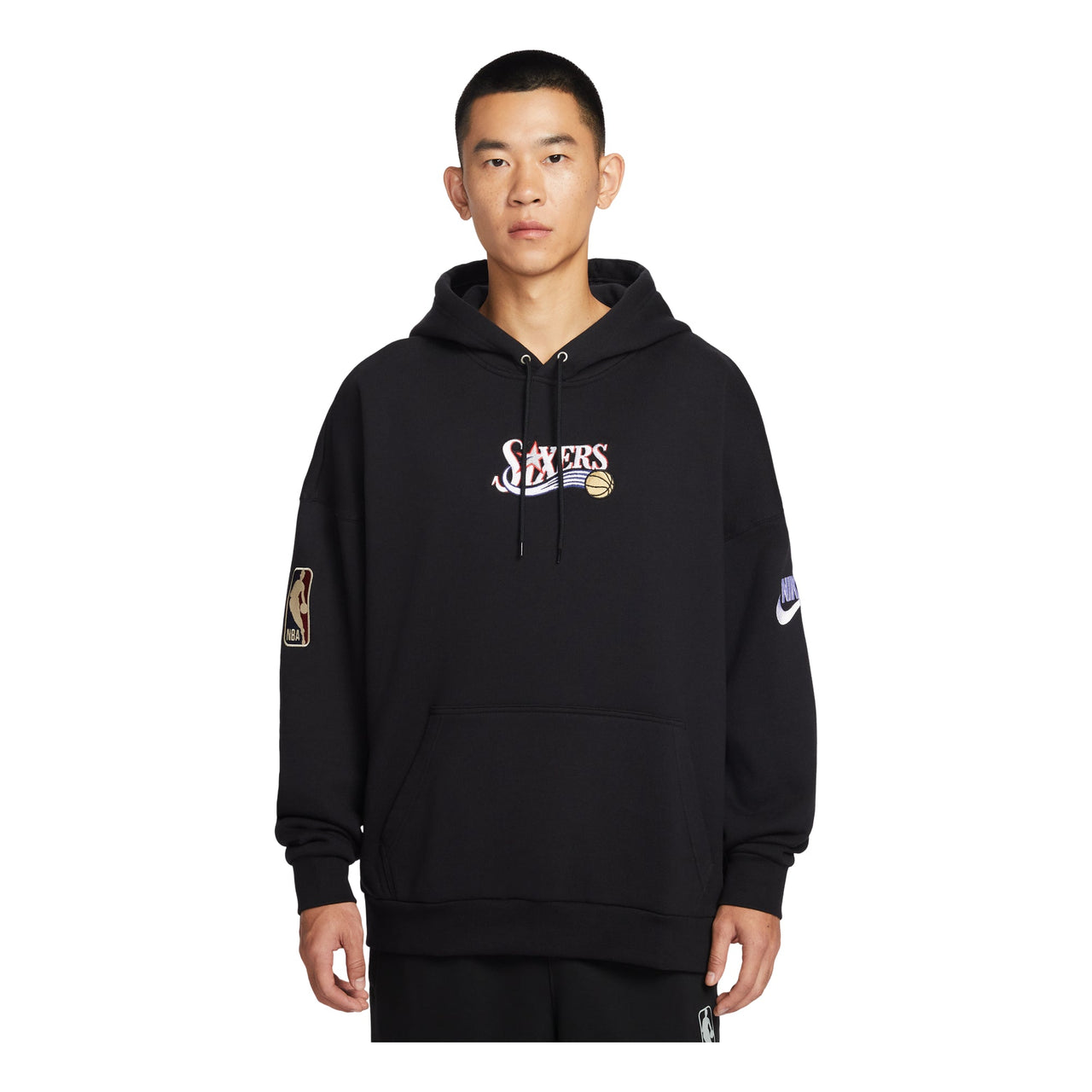 Nike NBA Philadelphia 76ers Hoodie 'Black' HQ5313-010