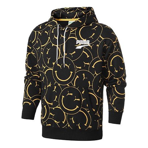 PUMA Club AOP Printed Hoodie TR 'Black' 530367-01