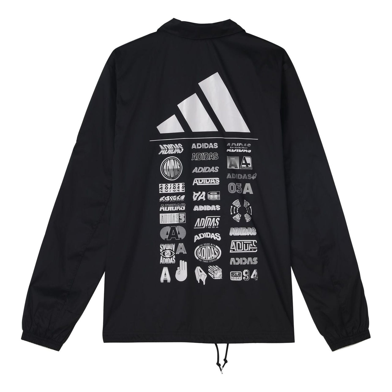adidas Athletics Pack Coaches Button Shirt Jacket Black DX9326
