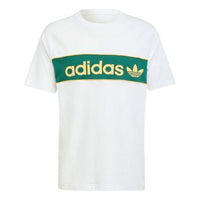 adidas originals Archive Tee Asia Sizing 'White Green' IU0198