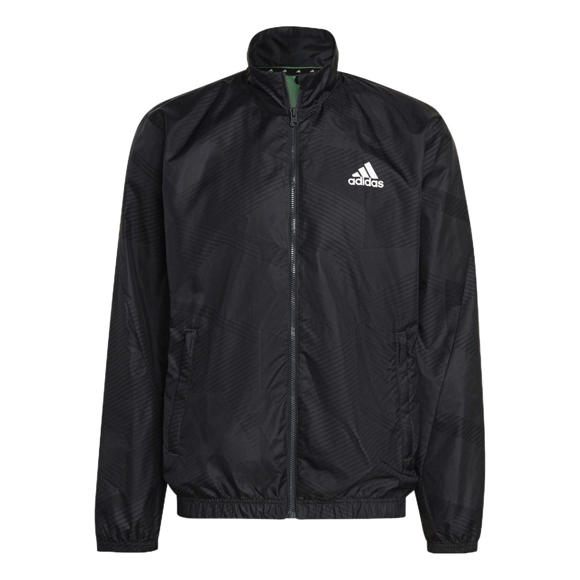 adidas Sportswear Graphic Track Jacket 'Black' H18415