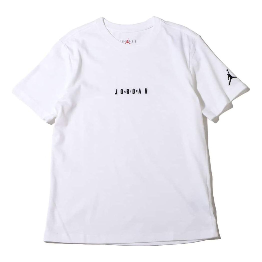 Air Jordan EMB Air Crew T-Shirt 'White' DM3183-100
