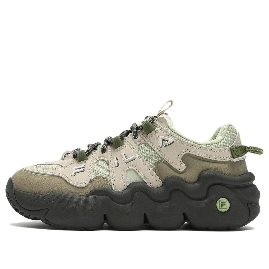 (WMNS) FILA Panini Running Shoes 'Beige Green' F12W412111FTA
