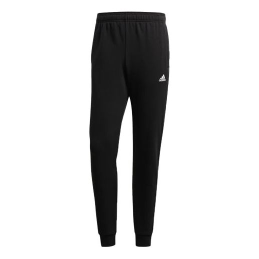 adidas Essentials French Terry Pants Knitted Sport Trousers Men's Black BK7433