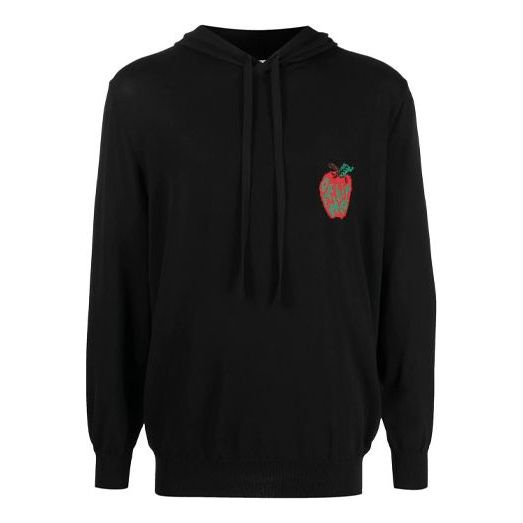 Off-White SS21 Apple Arrow Solid Color Loose Fit Black OMHA108S21KNI0011001