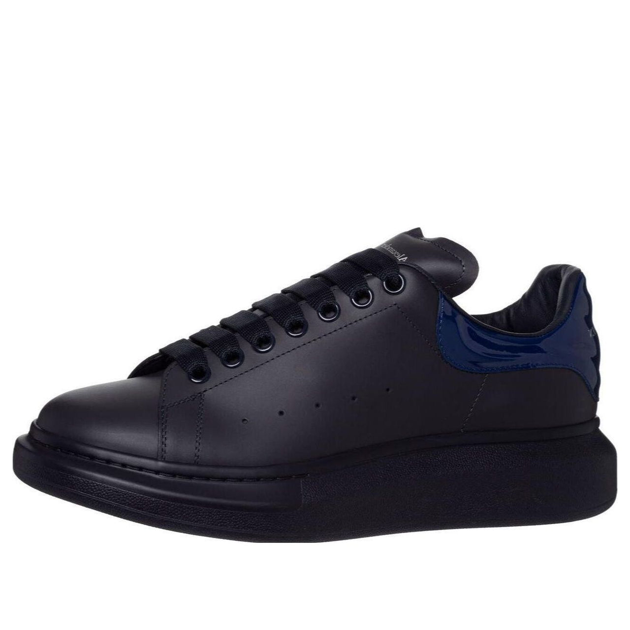 Alexander McQueen Oversized Sneaker 'Triple Black Blue' 727390WICGV4219