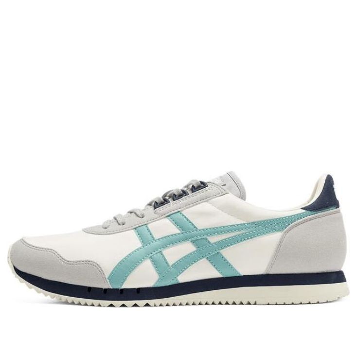 Onitsuka Tiger Dualio Marathon Running Shoes 'Cream White Grey Aqua' 1183B545-203