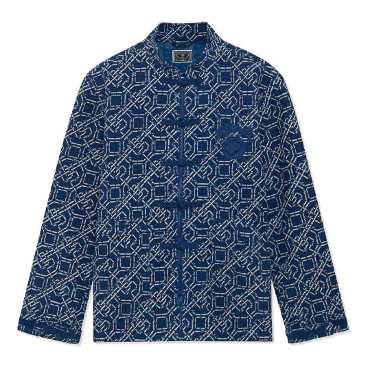Li-Ning BADFIVE Sports Basketball Series Printing Loose Jacket 'Blue' AFDR883-1