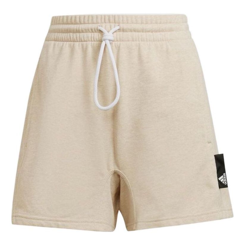 (WMNS) adidas Sportswear Studio Lounge Shorts 'Beige' HE3092
