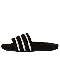 (WMNS) adidas Adilette Slide 'Black Teddy Fleece' CQ2234