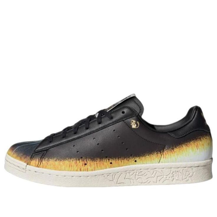 adidas originals Superstar 80s x Han Meilin 'Black Yellow Orange' ID4385