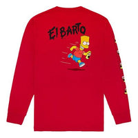 Men's Vans Simpson Crossover Long Sleeves Red VN0A4RTN17A