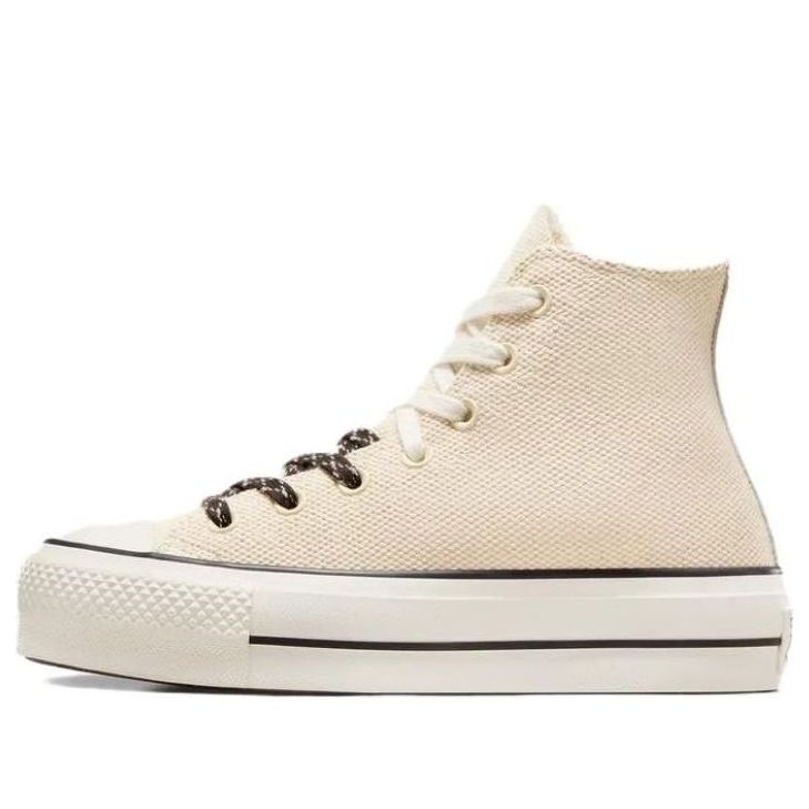 (WMNS) Converse Chuck Taylor All Lift Canvas & Leather 'Beige White' A09093C
