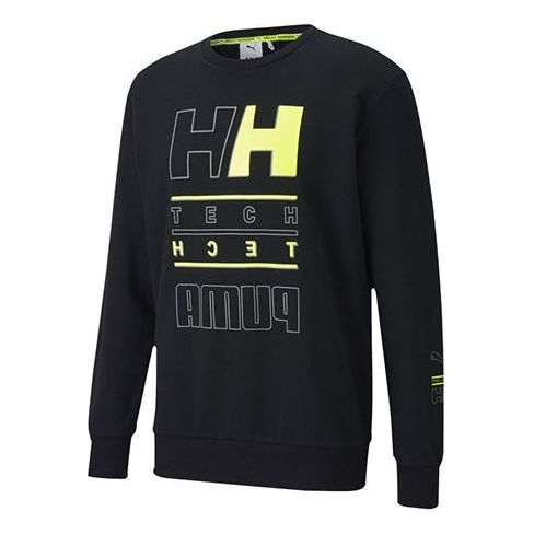 PUMA x Helly Hansen Unisex Round-neck Sweatshirt Black 598284-01