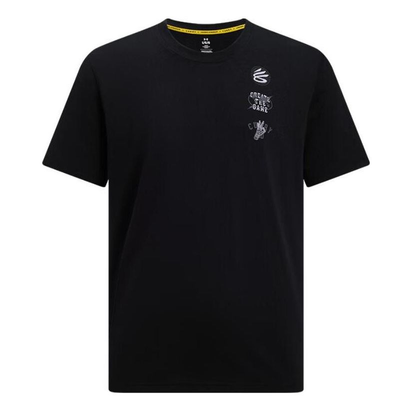 Under Armour Curry Tour Graphic T-shirt 'Black' 6001849-001