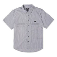 Converse Striped Woven Carpenter Button Down 'Grey' 10023411-A01