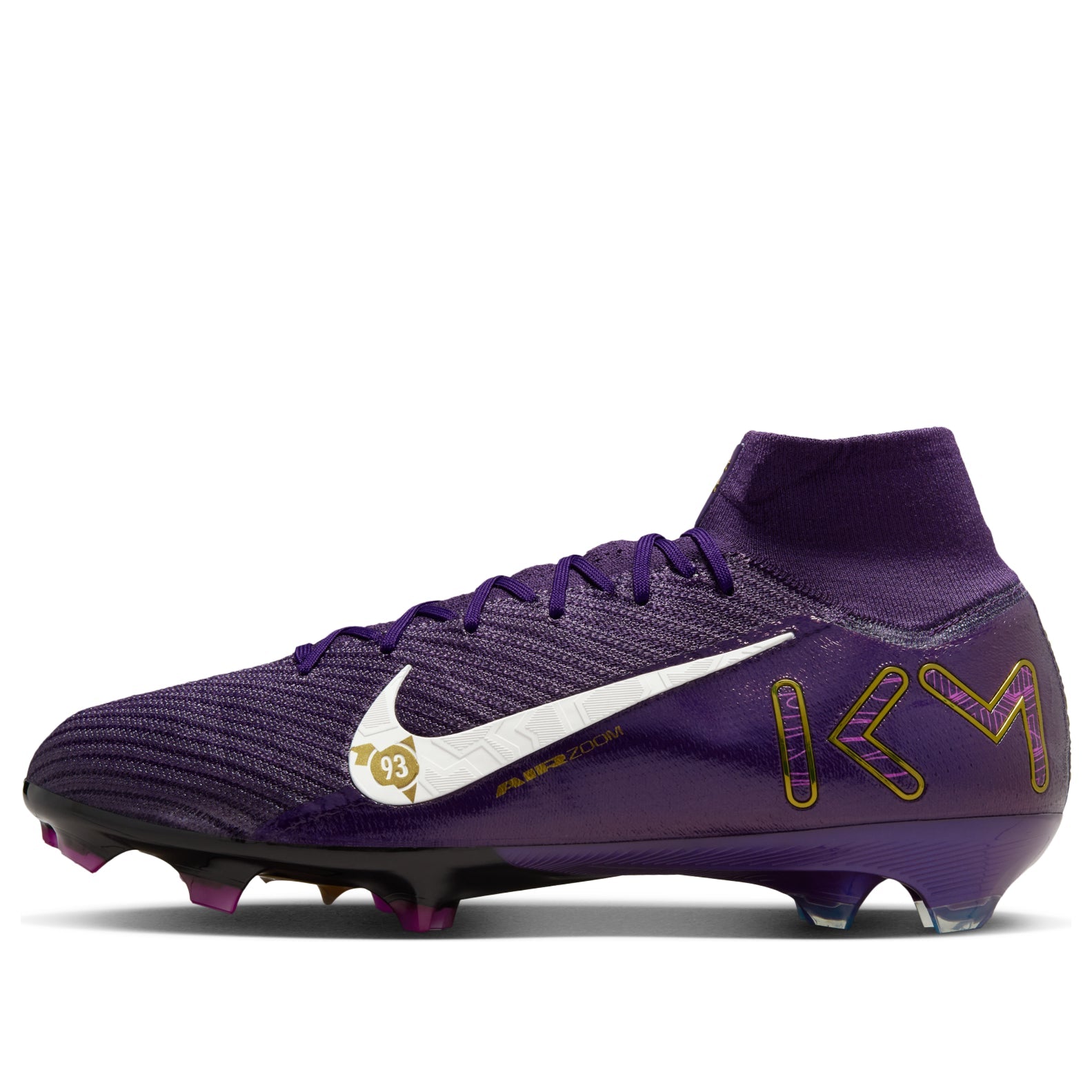 Nike x Kylian Mbapp Zoom Mercurial Superfly 10 Elite FG 'Grand Purple' FQ8692-500