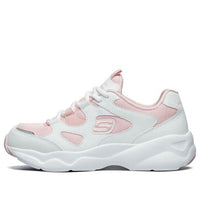(WMNS) Skechers D'Lites Airy Low Chunky Shoes Pink/White 88888364-WPK