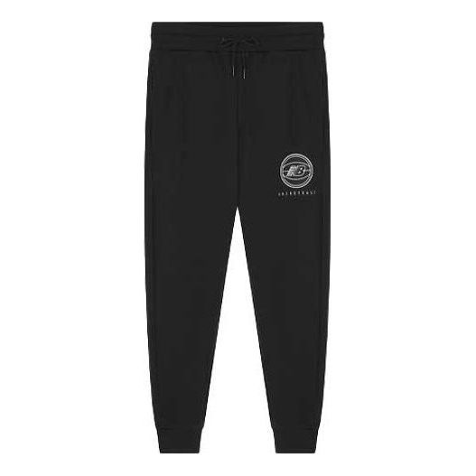 New Balance Hoops Essential Pants 'Black White' MP13583-BK