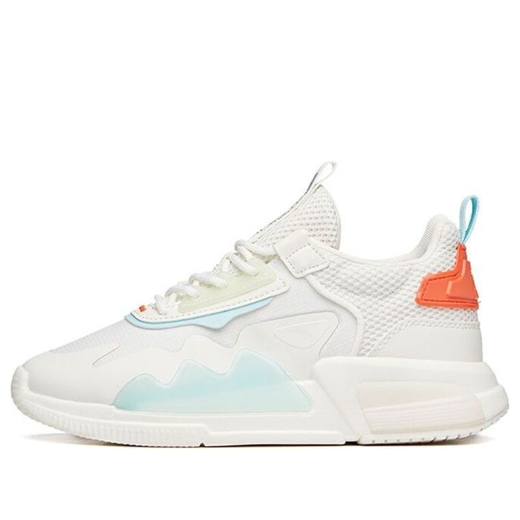 (WMNS) ANTA Life Series Sneakers 'Reject Mediocrity White Blue Orange' 122138800-4