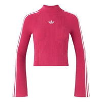 (WMNS) adidas Originals Premium Knit Turtleneck Top Asia Sizing 'Pink' JI7060