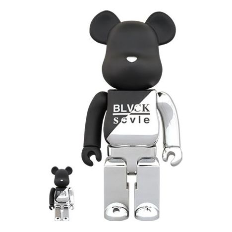 Blvck Scvle x CLS x BE@RBRICK Silver Black 100%+400% SCVLE-CLS