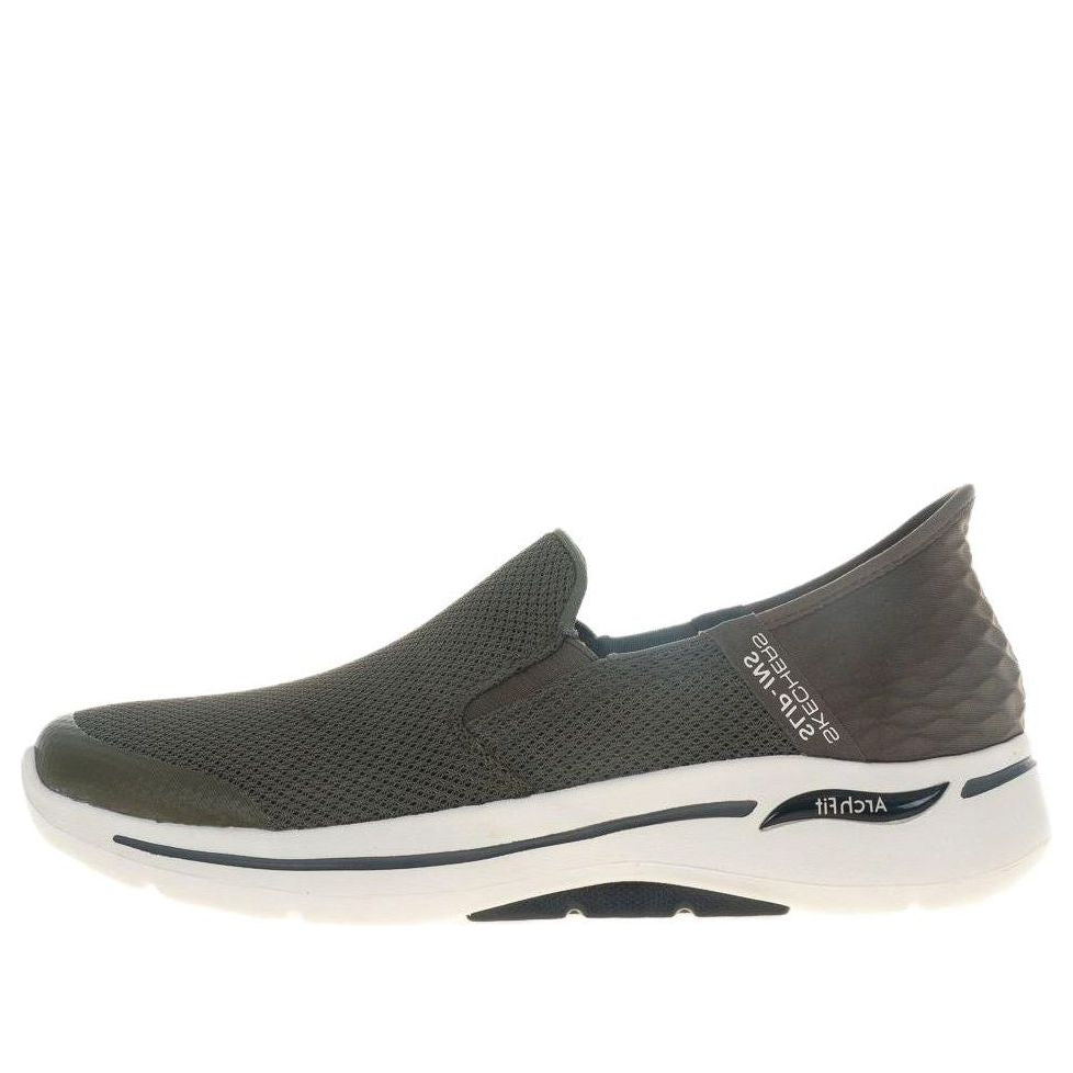 Skechers Go Walk Arch Fit 'Olive White' 216259-OLV