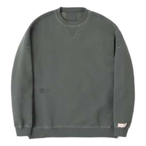 New Balance 1000 Sweat Crew Regular Fit 'Grey Green' AMT25019-NSE