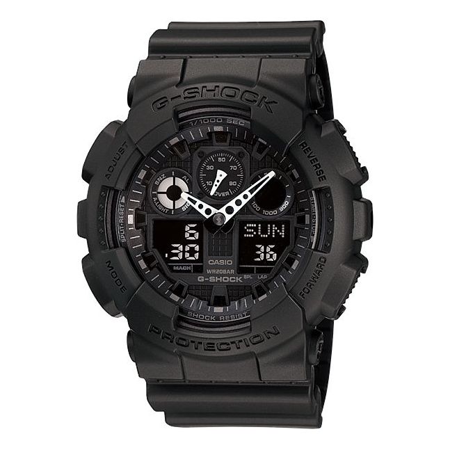 CASIO G-Shock Analog-Digital 'Black' GA-100-1A1