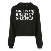 (WMNS) Alexander McQueen Printing Long Sleeves Hoodie Black 451438-RIJ58-1000