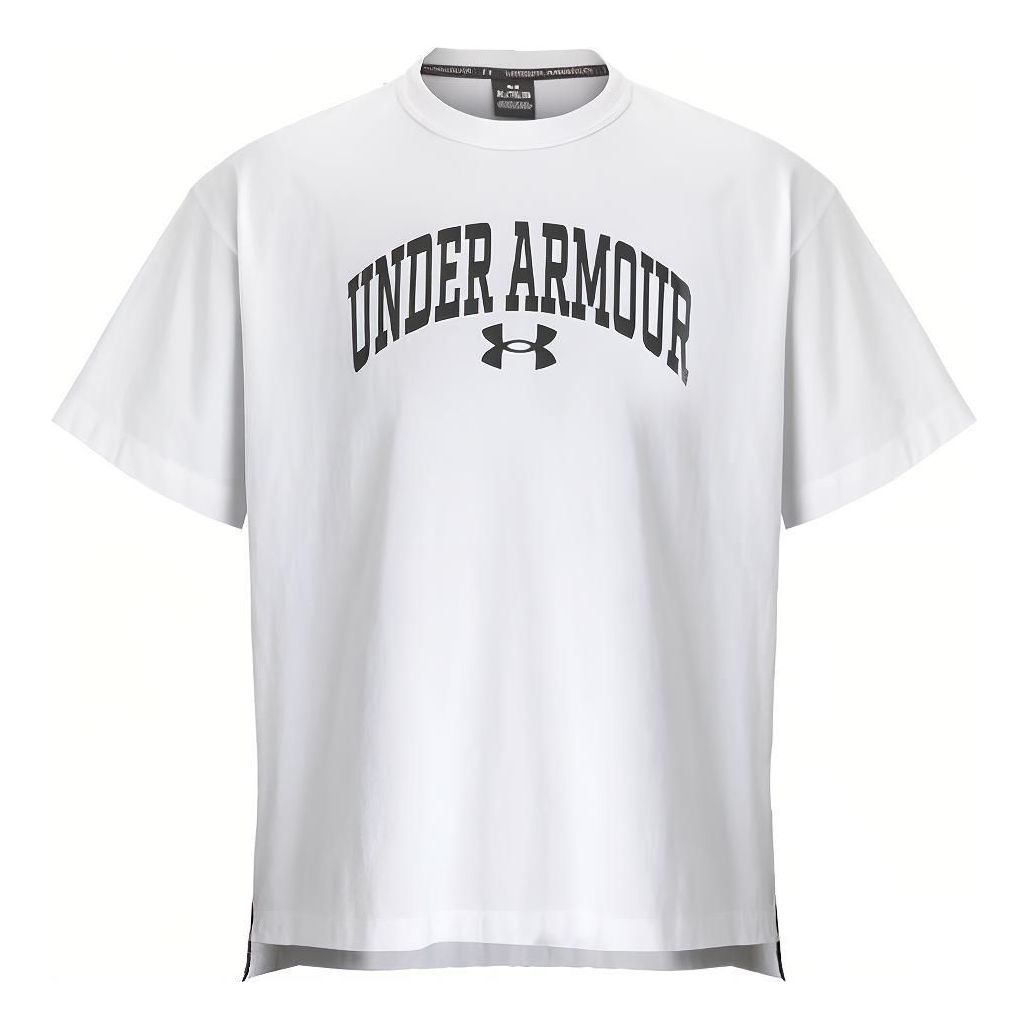 Under Armour APAC Half Sleeve Wordmark Logo T-shirt 'White' 1387994-100