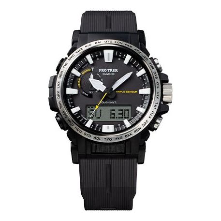 Casio Pro Trek Classic Outdoor Analog-Digital Watch 'Black Silver' PRW-61-1APR