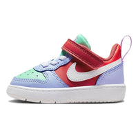 (TD) Nike Court Borough Low Recraft Shoes 'Cobalt Bliss Track Red' DV5458-400