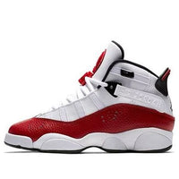 (GS) Air Jordan 6 Rings 'White Red' 323419-120